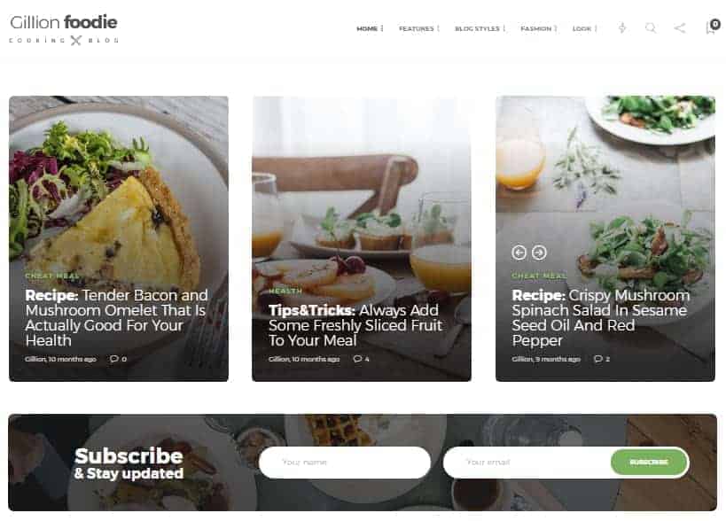 starting a food blog free
