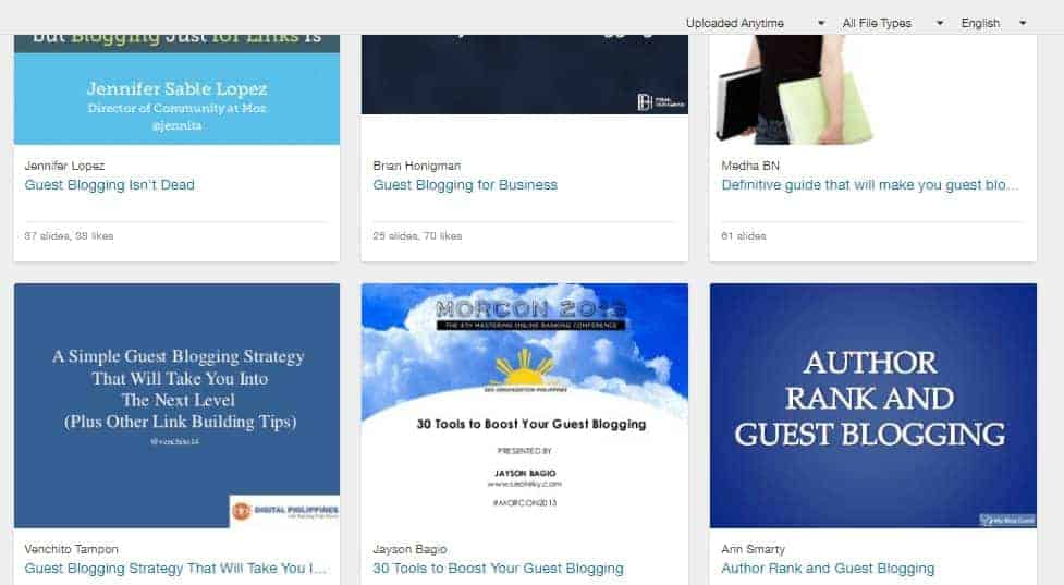 ideas for a blog post
