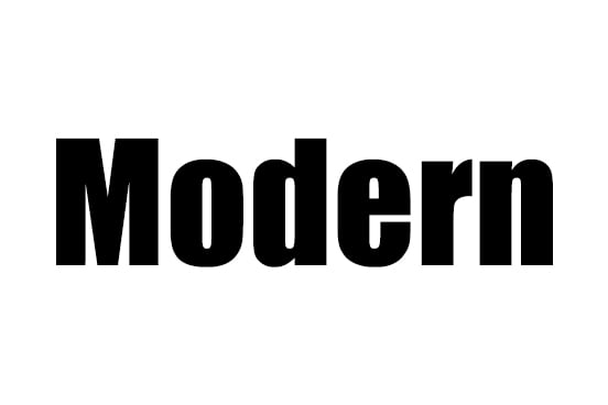 modern google fonts