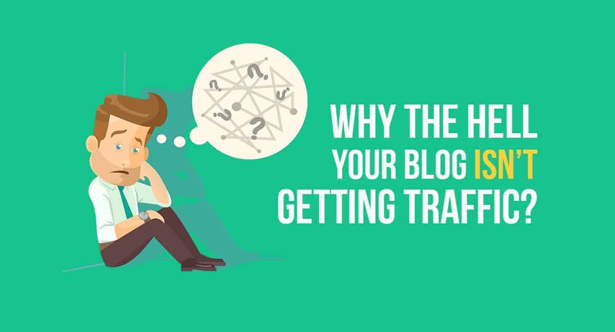 Why The Hell Your Blog Isn’t Getting Traffic? [Problems Revealed]