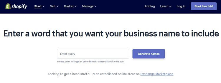 generate domain names