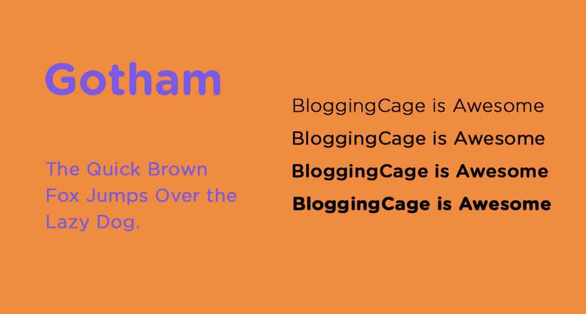 popular blog fonts
