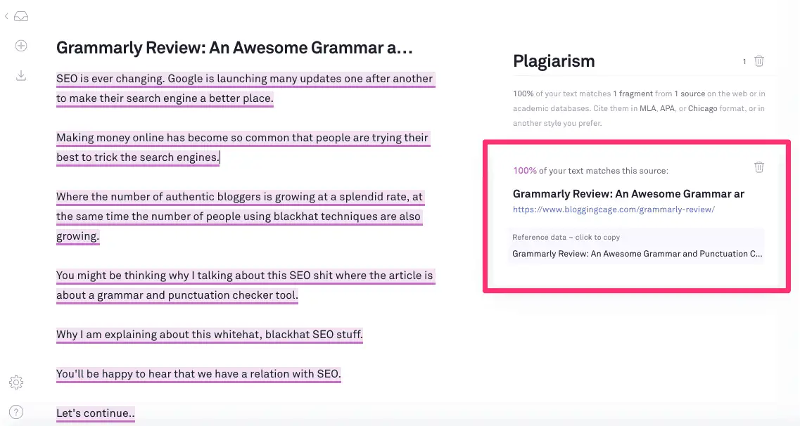 does grammarly work