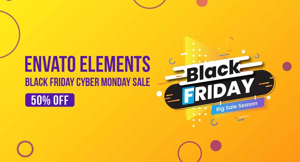 Envato Elements Cyber Monday Deal 2022: Flat 40% Discount!
