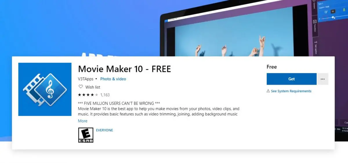video editing software
