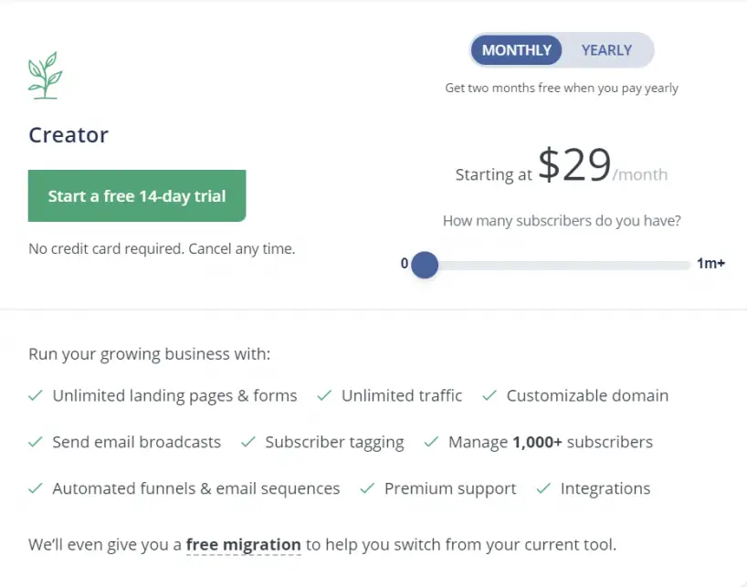 convertkit free trial