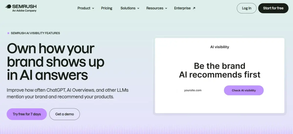 Semrush AI Statistics