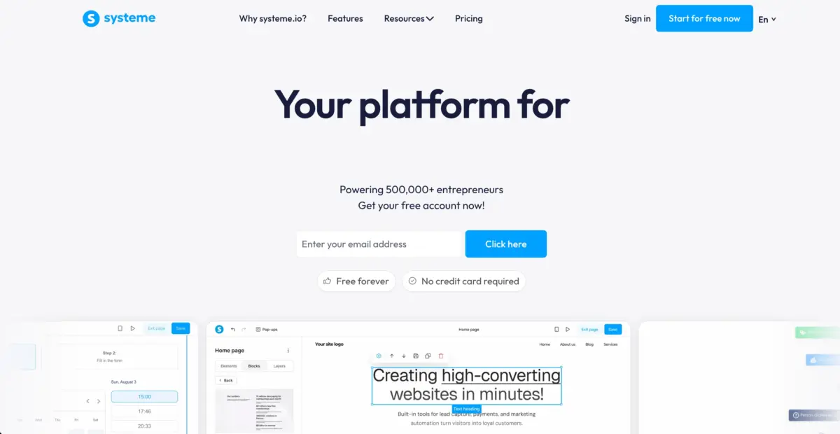 Systeme.io Overview