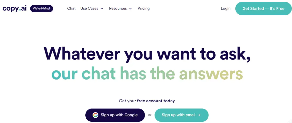 Free AI Content Generators