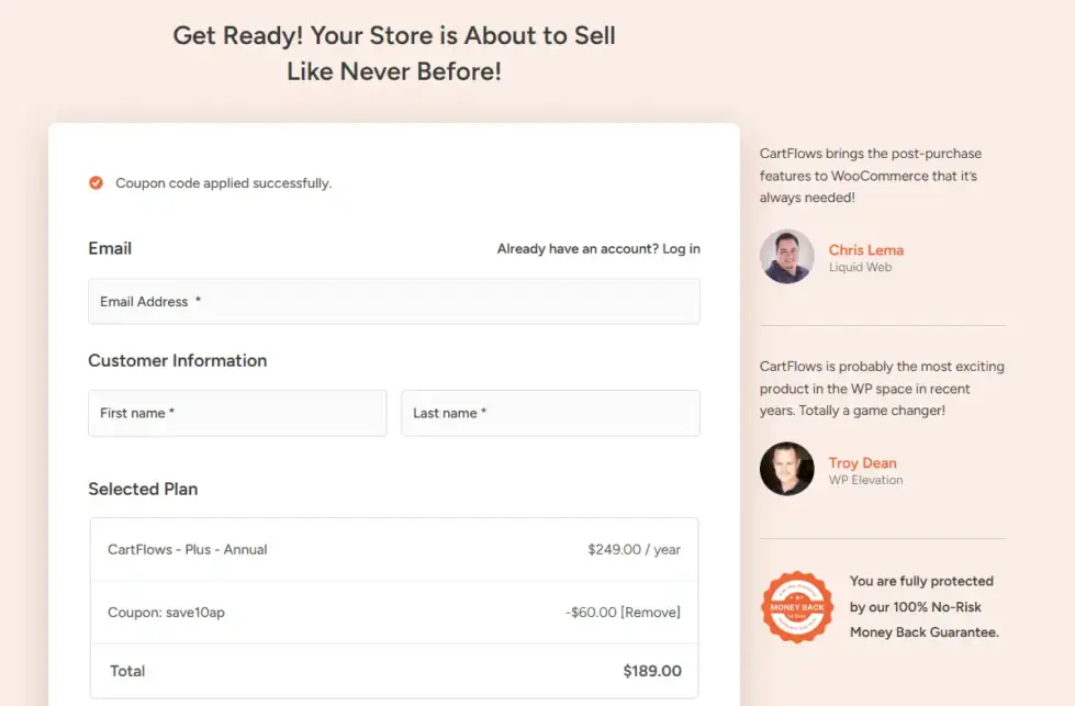 CartFlows Coupon Code - Apply Now