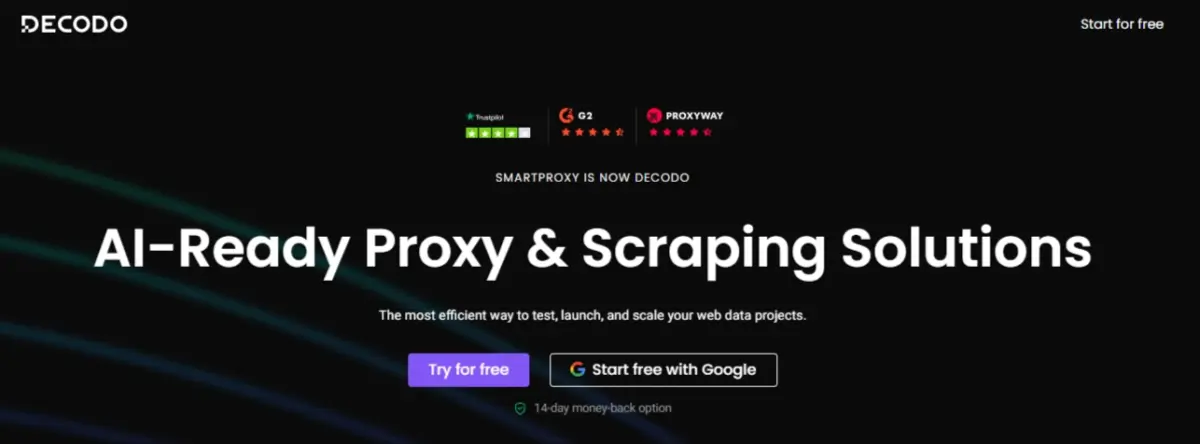 Decodo (formerly Smartproxy)
