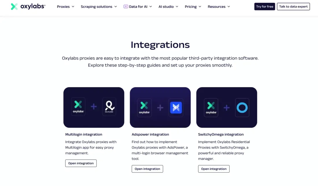 Oxylabs: Features That Matter