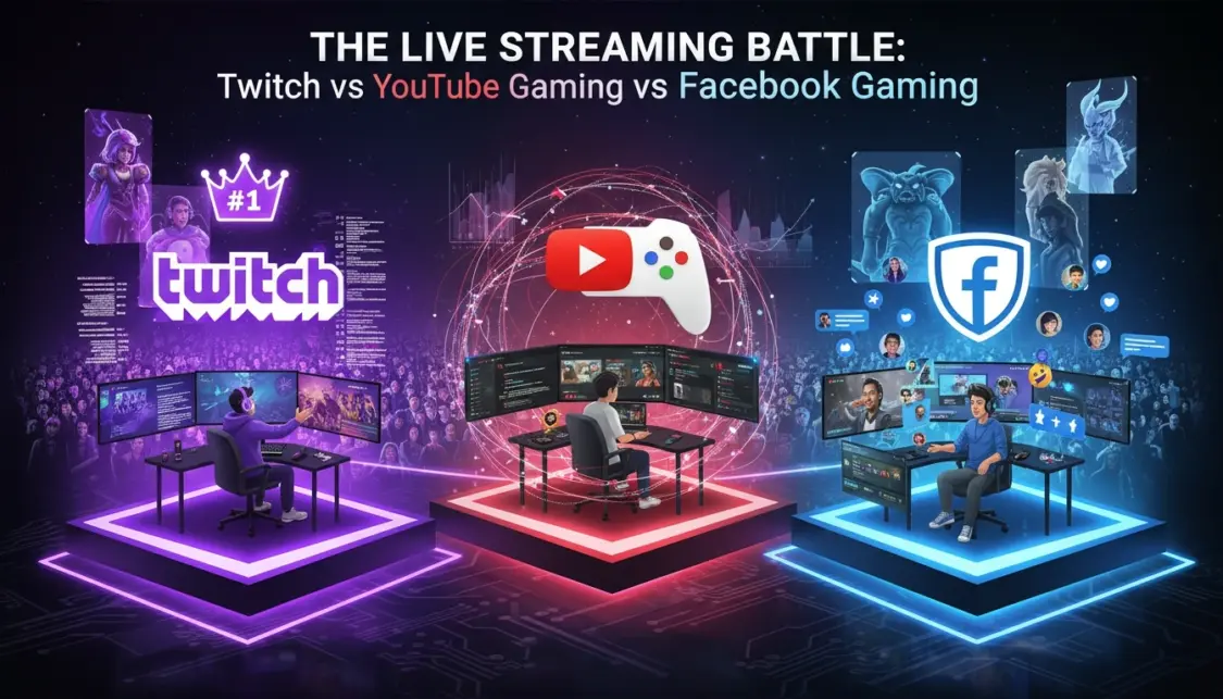 Platform Breakdown: Twitch vs YouTube vs Facebook