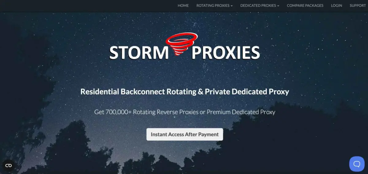 Storm proxies