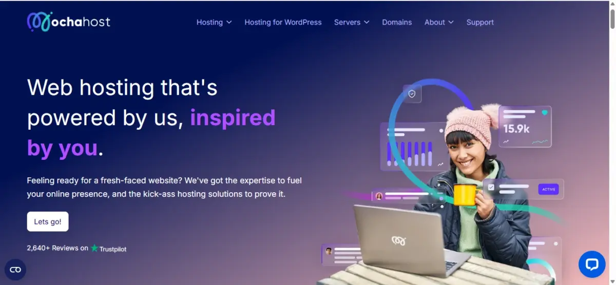 MochaHost-homepage