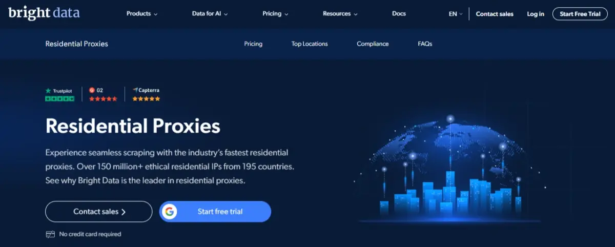 Bright Data – Proxy dân cư