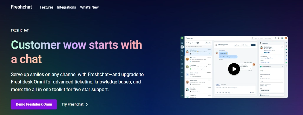 Freshchat-homepage