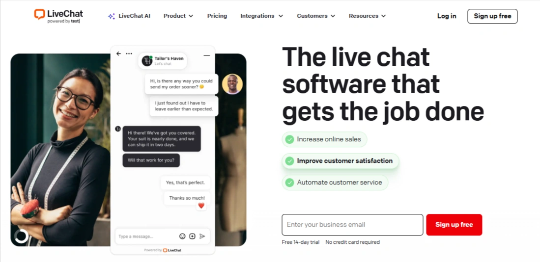 LiveChat-homepage
