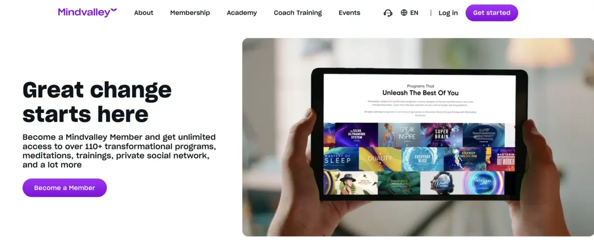 Popular Mindvalley Programs