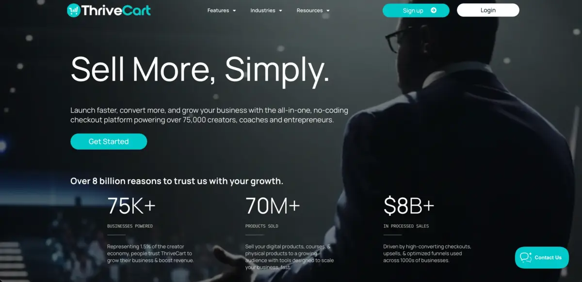 ThriveCart-homepage