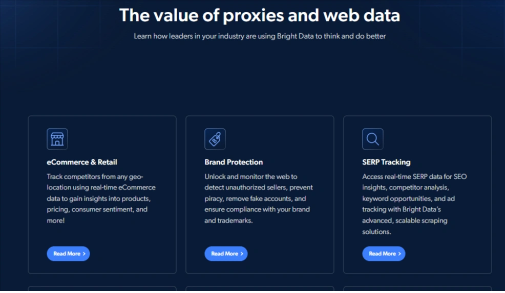 Bright Data for Proxy Use Cases