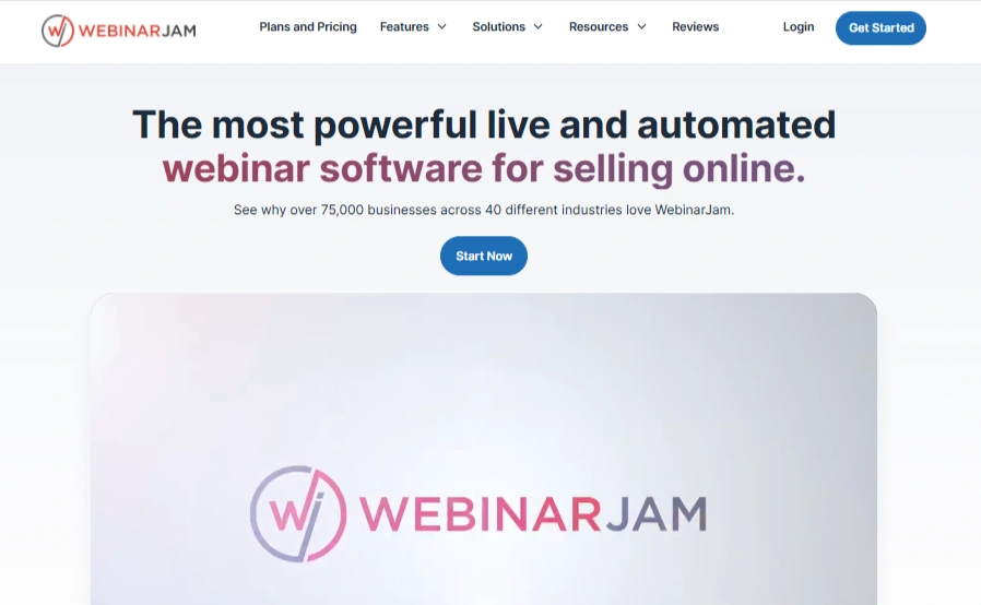 WebinarJam Coupon Code -homepage