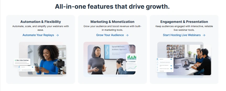 WebinarJam key Features