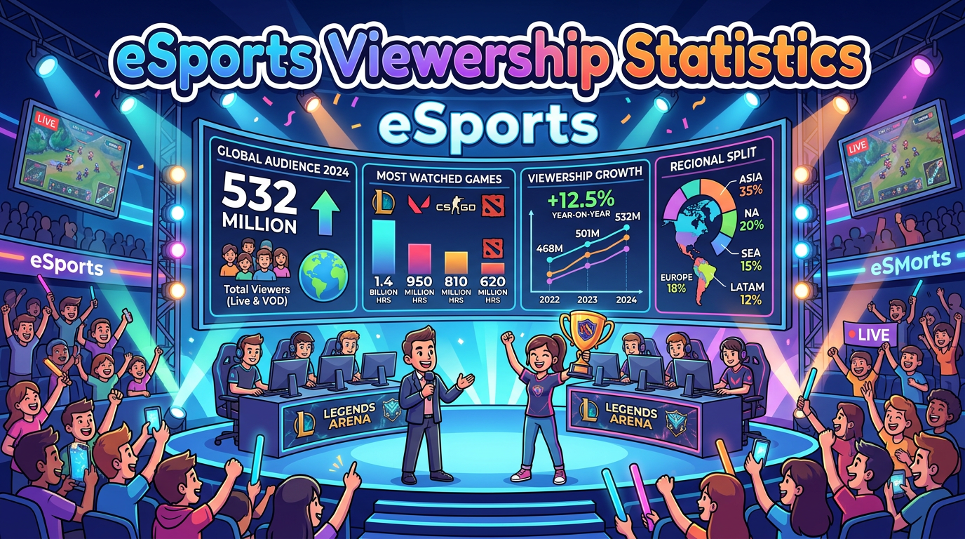 eSports Viewership Statistics That Will Blow Your Mind in 2026