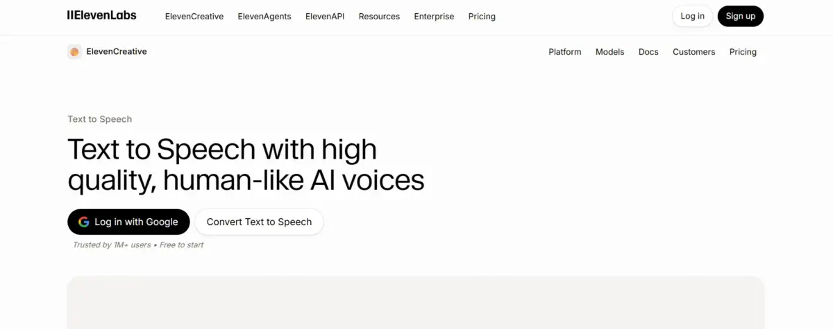 ElevenLabs Text to speech