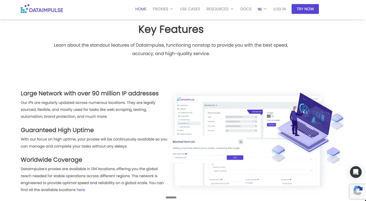 Key Features of DataImpulse