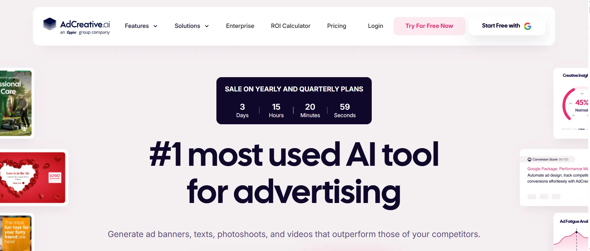 adcreative coupon code
