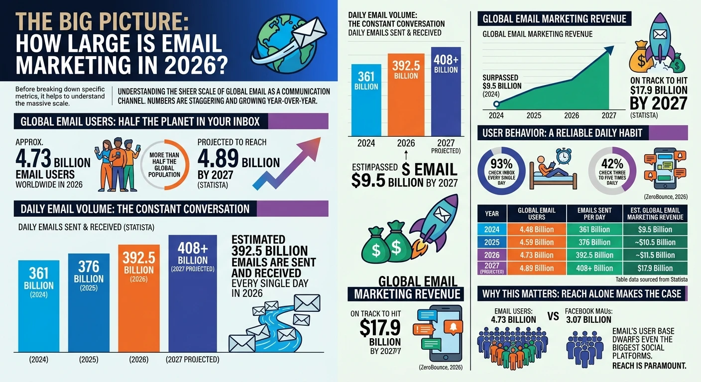 The Big Picture: How Large Is Email Marketing in 2026?