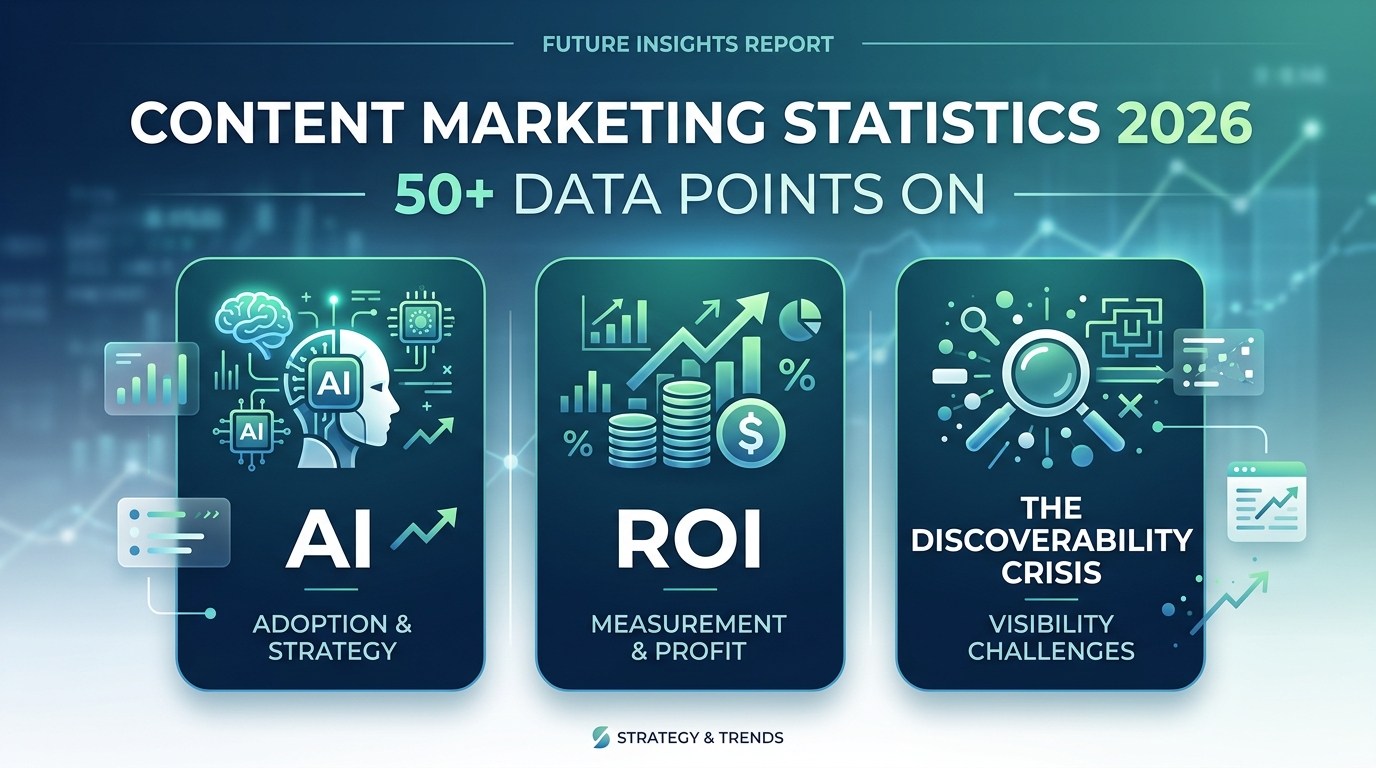 Content Marketing Statistics 2026: 50+ Data Points on AI, ROI, and the Discoverability Crisis