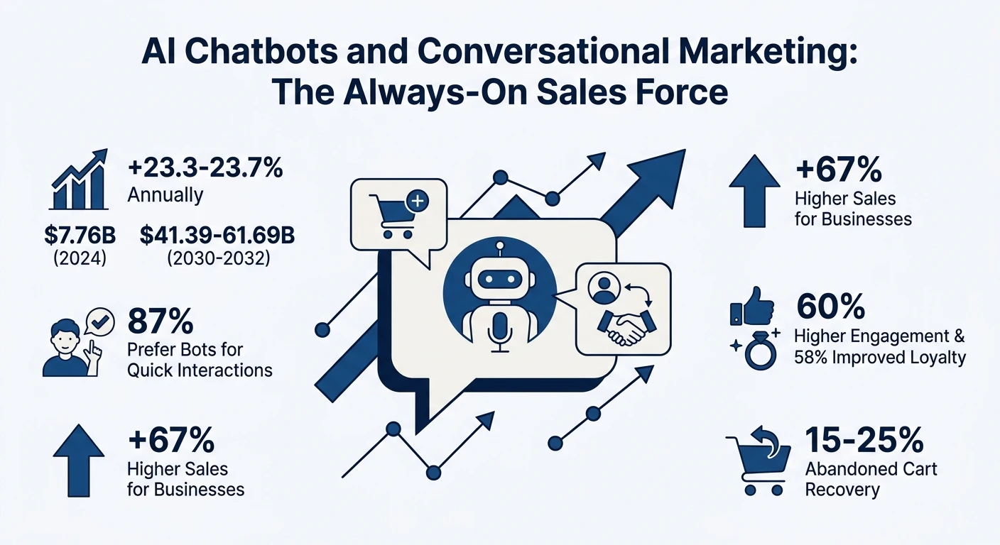 AI Chatbots and Conversational Marketing: The Always-On Sales Force