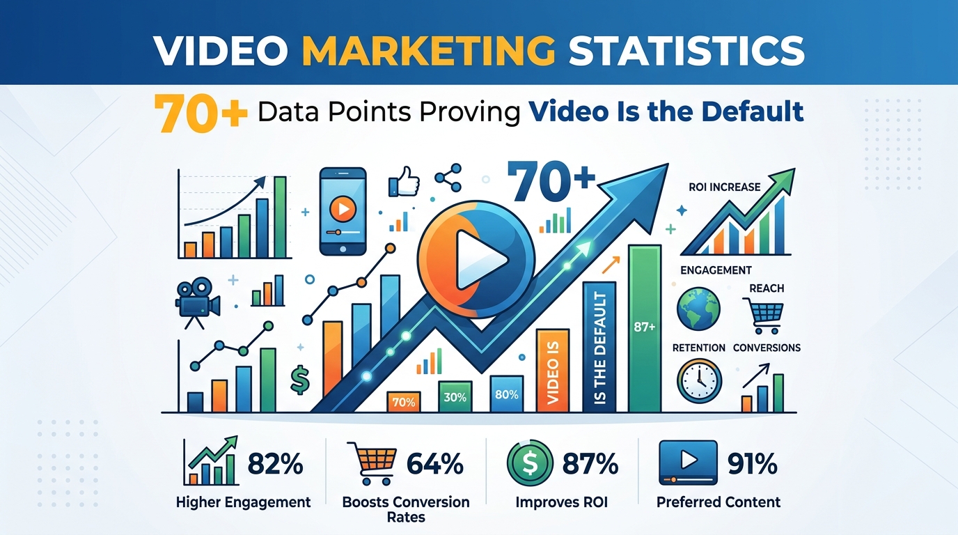 Video Marketing Statistics 2026: 70+ Data Points Proving Video Is the Default