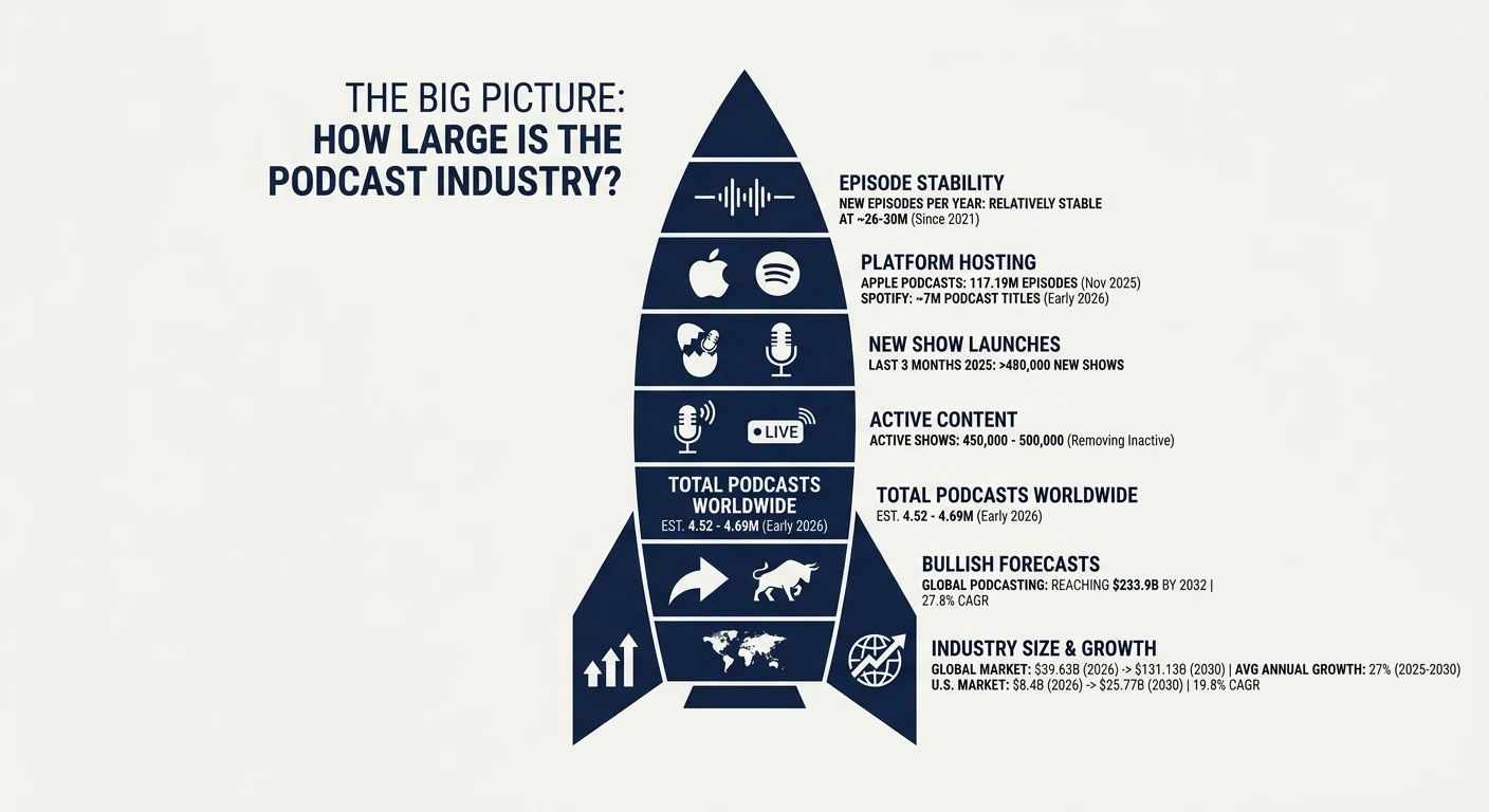 The Big Picture: How Large Is the Podcast Industry?
