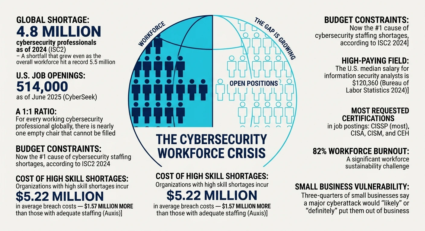 The Cybersecurity Workforce Crisis