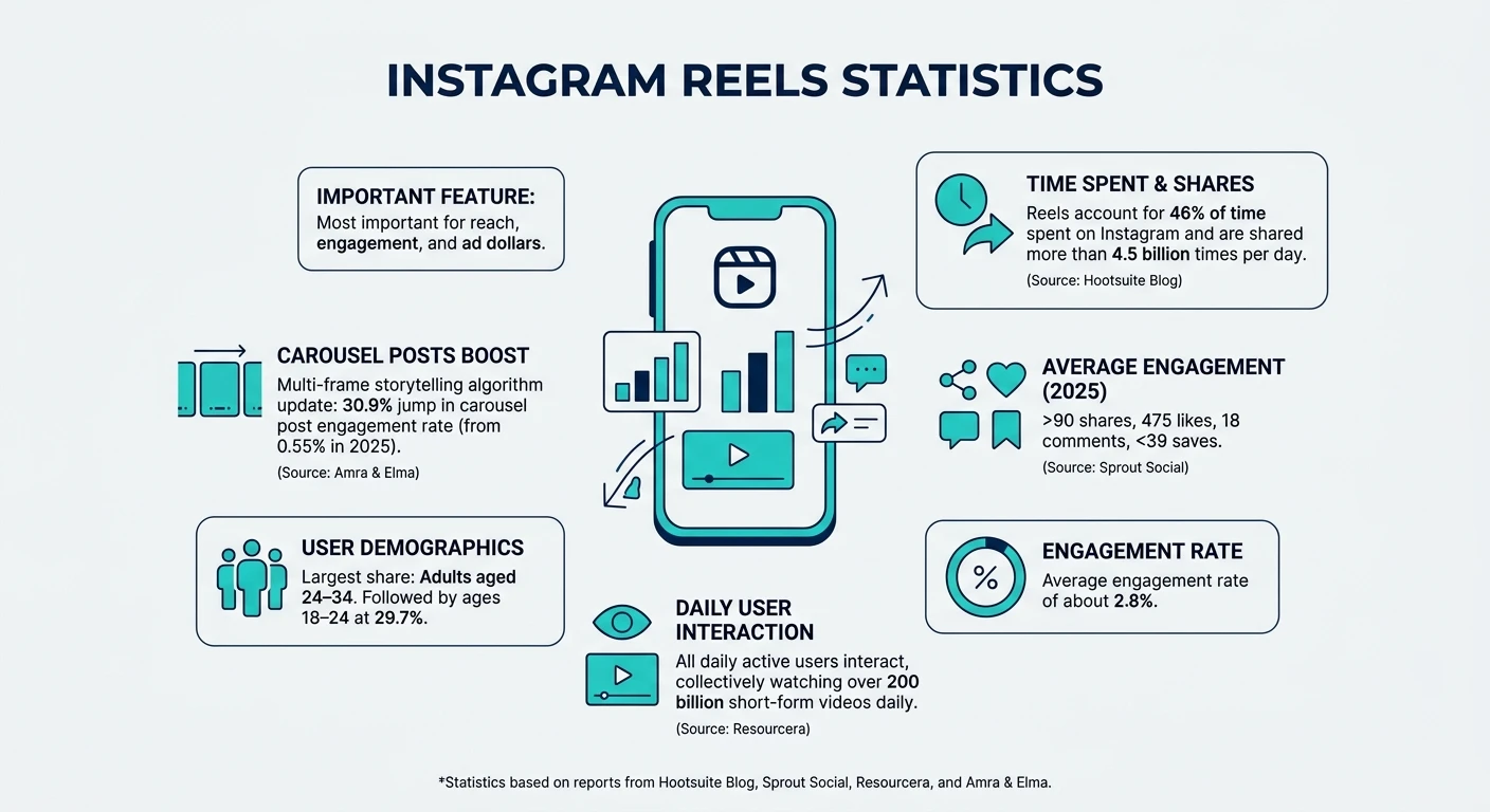 Instagram Reels Statistics