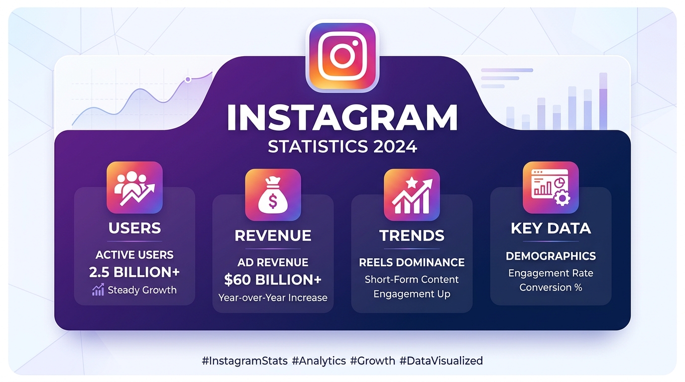 Instagram Statistics 2026: Users, Revenue, Trends & Key Data