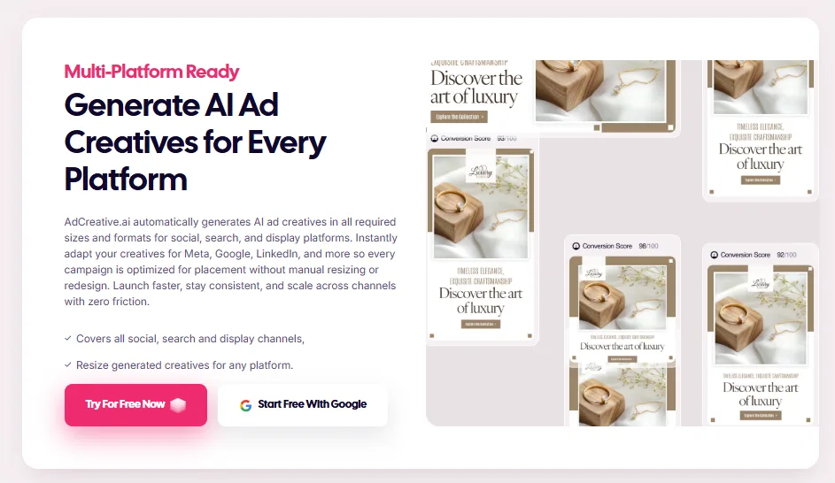 multi platform adcreative