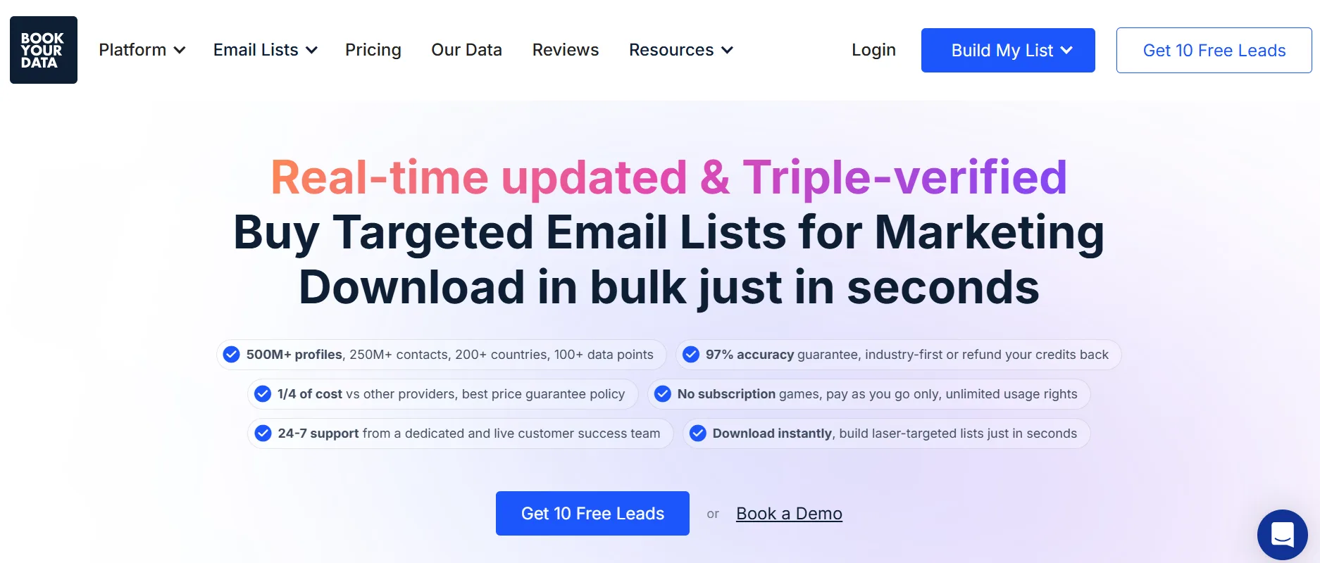 what is bookyourdata