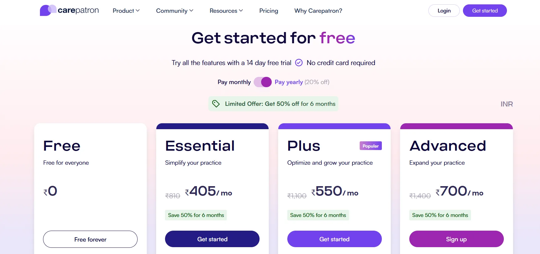 carepatron pricing