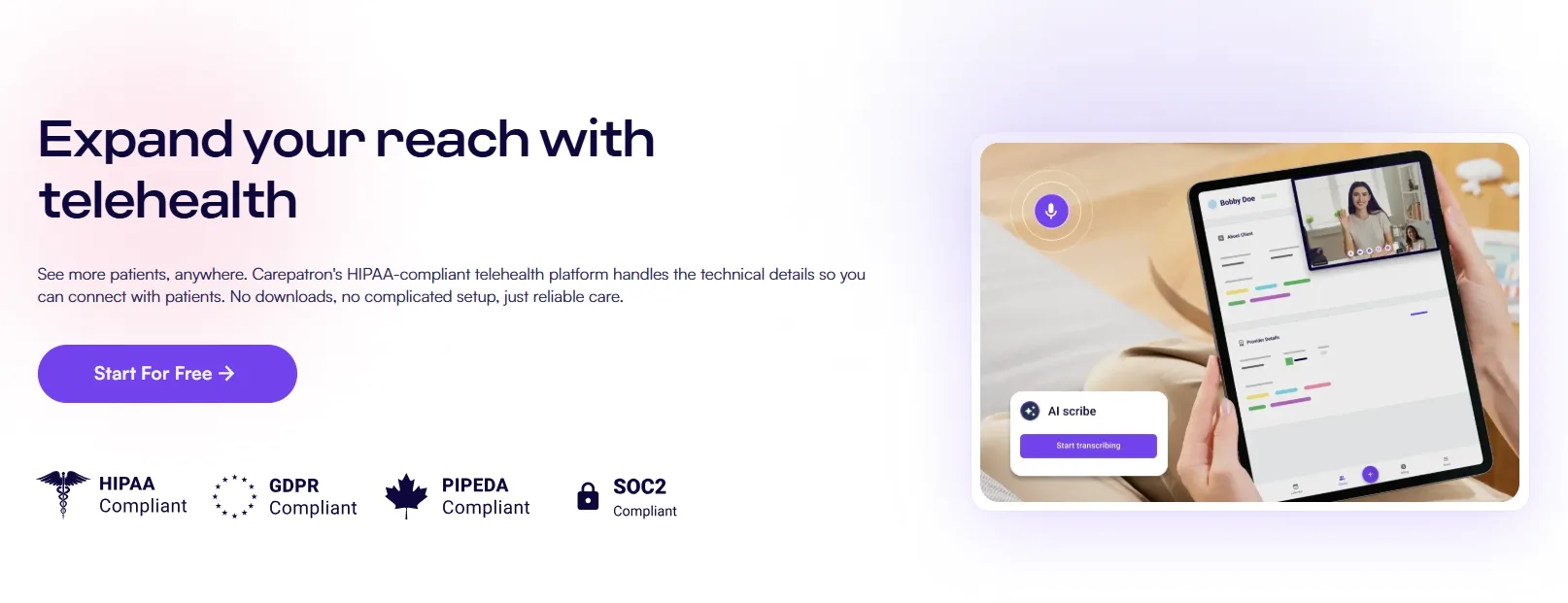 carepatron telehealth