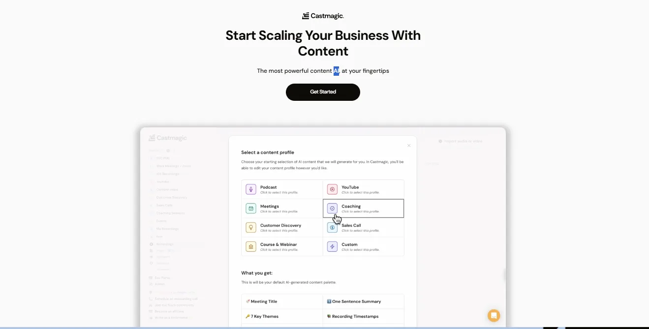 castmagic features
