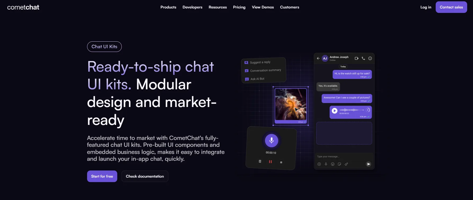 cometchat UI kits