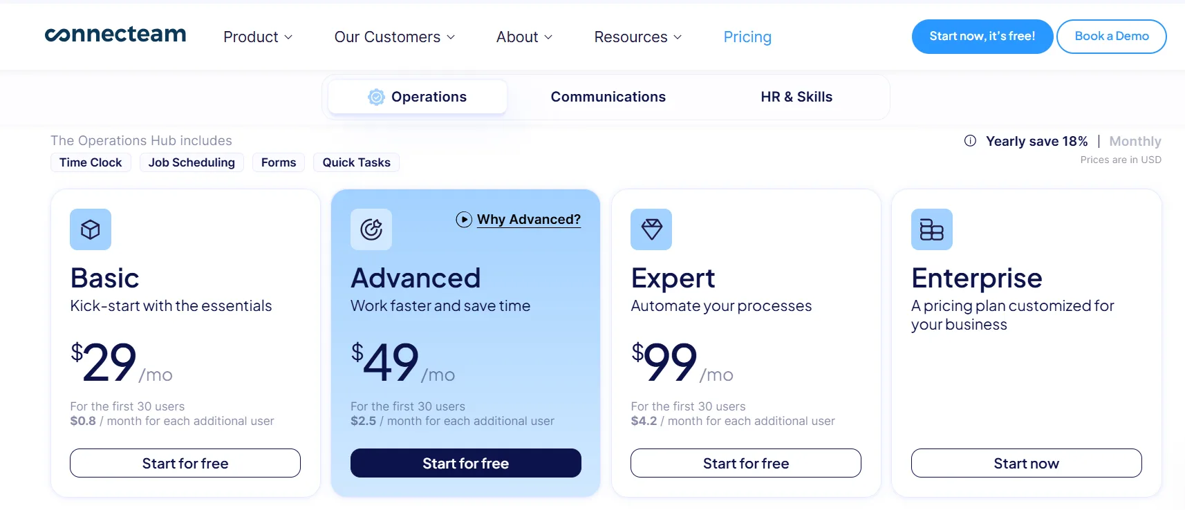 connecteam pricing