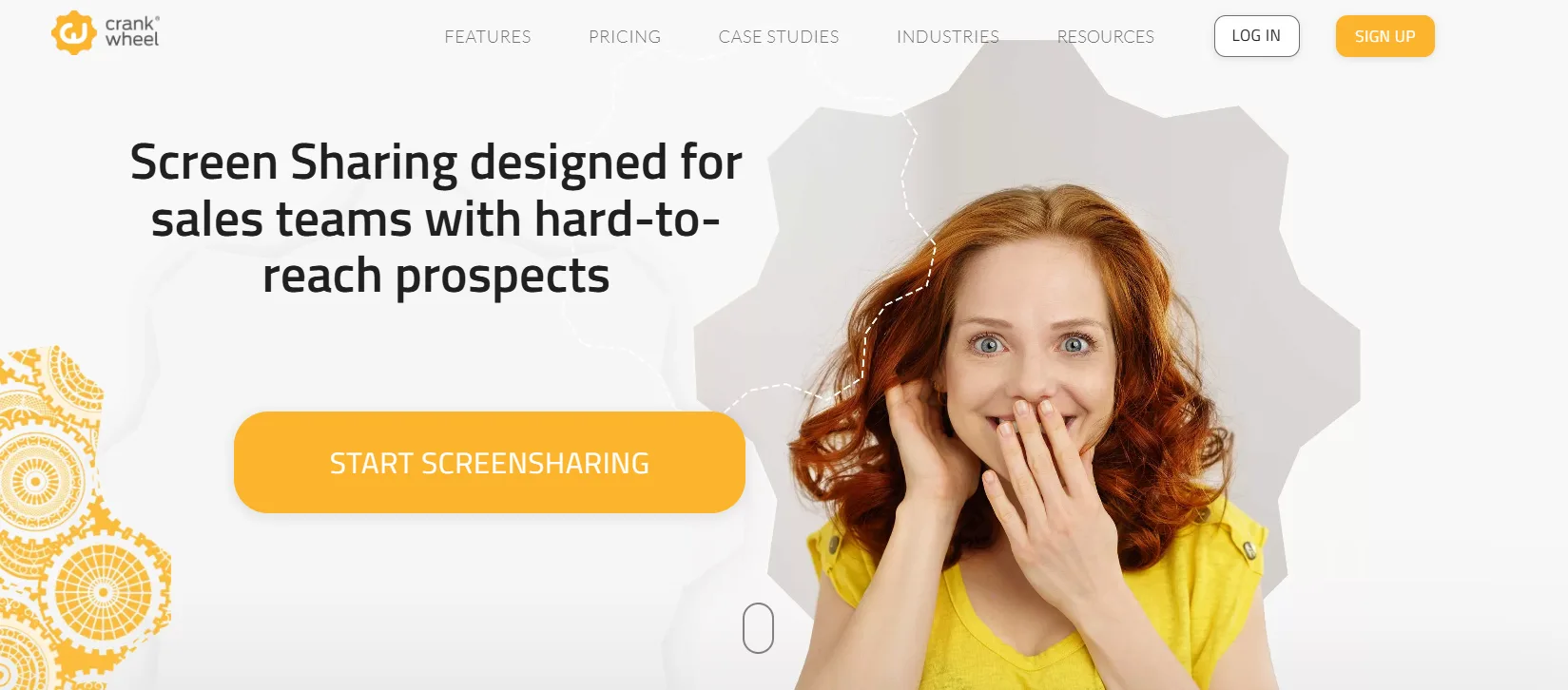 crankwheel screen sharing