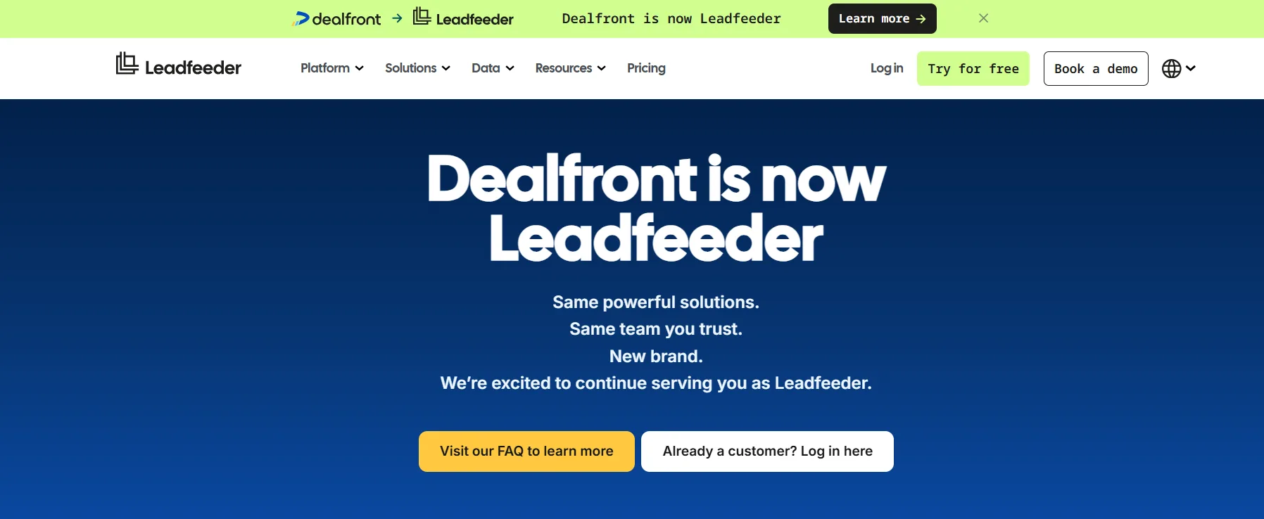 what is dealfront?