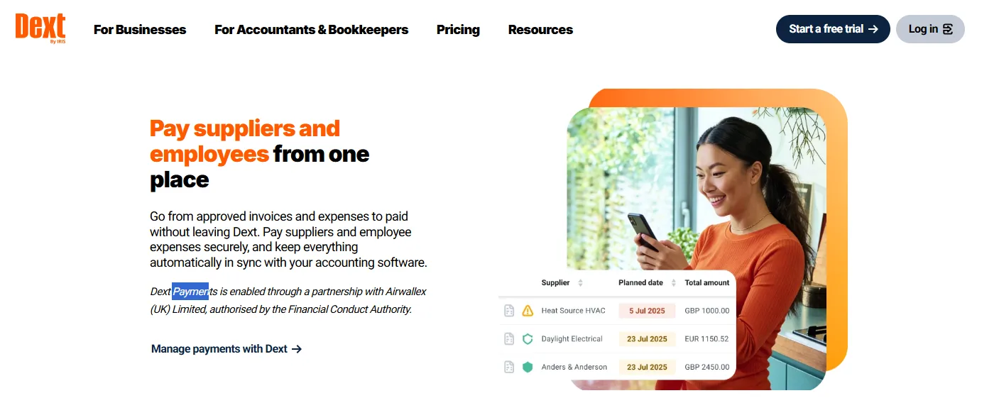 dext payments
