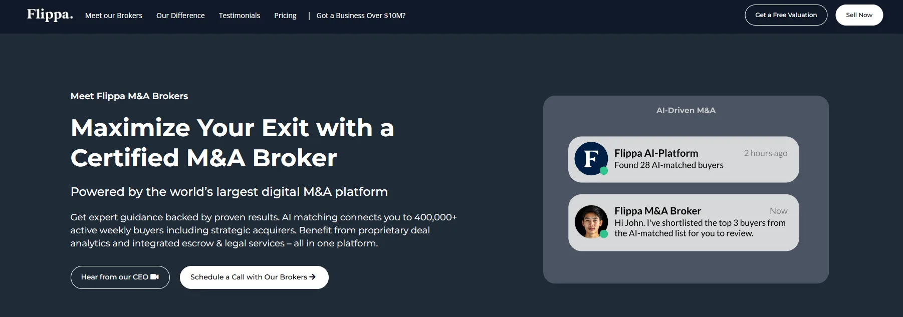 Flippa's M&A Advisory